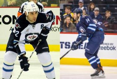 Chris Thorburn vs Anthony Peluso Battle for the fourth line right wing position
