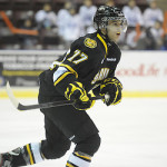 Anthony DeAngelo of the Sarnia Sting. Photo by Aaron Bell/OHL Images
